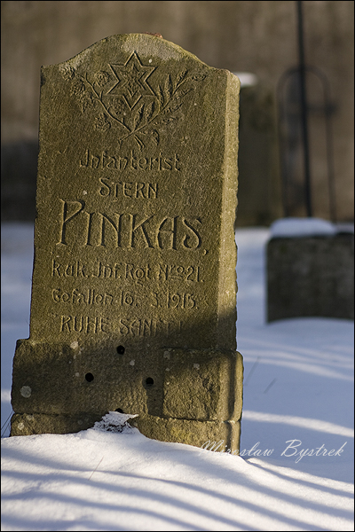 Pinkas Stern, Infanterist (szeregowy piechór) IR 21 +16.03.1915