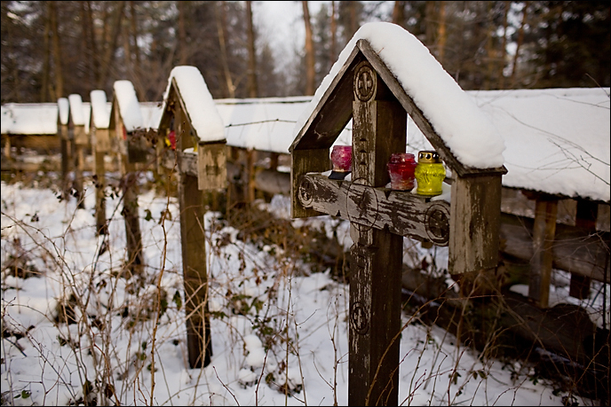 krzyże na grobach żołnierzy austriackich