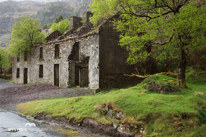 ruiny domu Irlandia